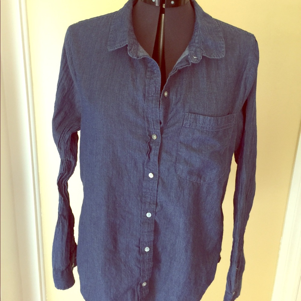 Forever 21 ,large lightweight button up chambray