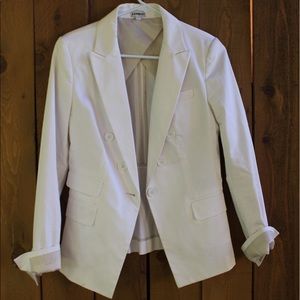 EXPRESS white buttoned blazer