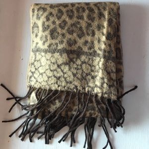 Merona Leopard Print Winter Scarf