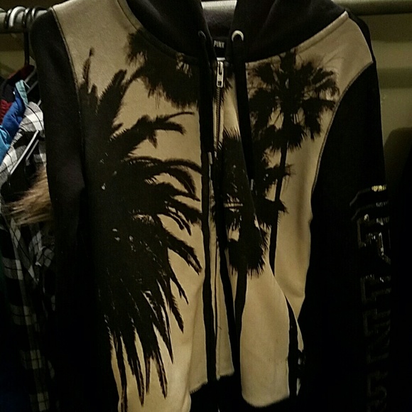 Rare victoria secret palm bling hoodie - Picture 1 of 3