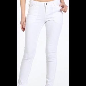 White stretch Jean