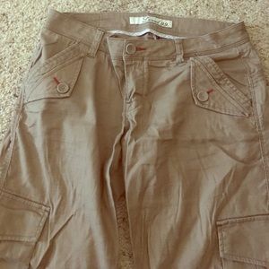 Linen cargo pants