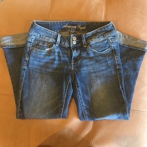 American Eagle Jean Capris
