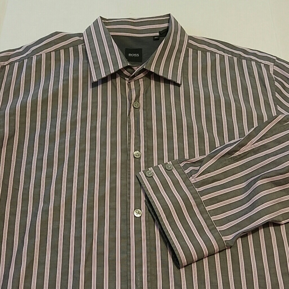 Hugo Boss Mens Dress Shirt 2X