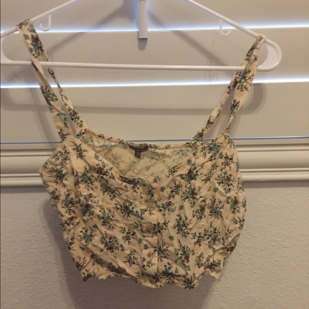 Floral crop top