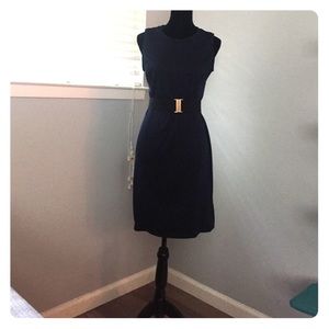 Navy Blue Medium Dress