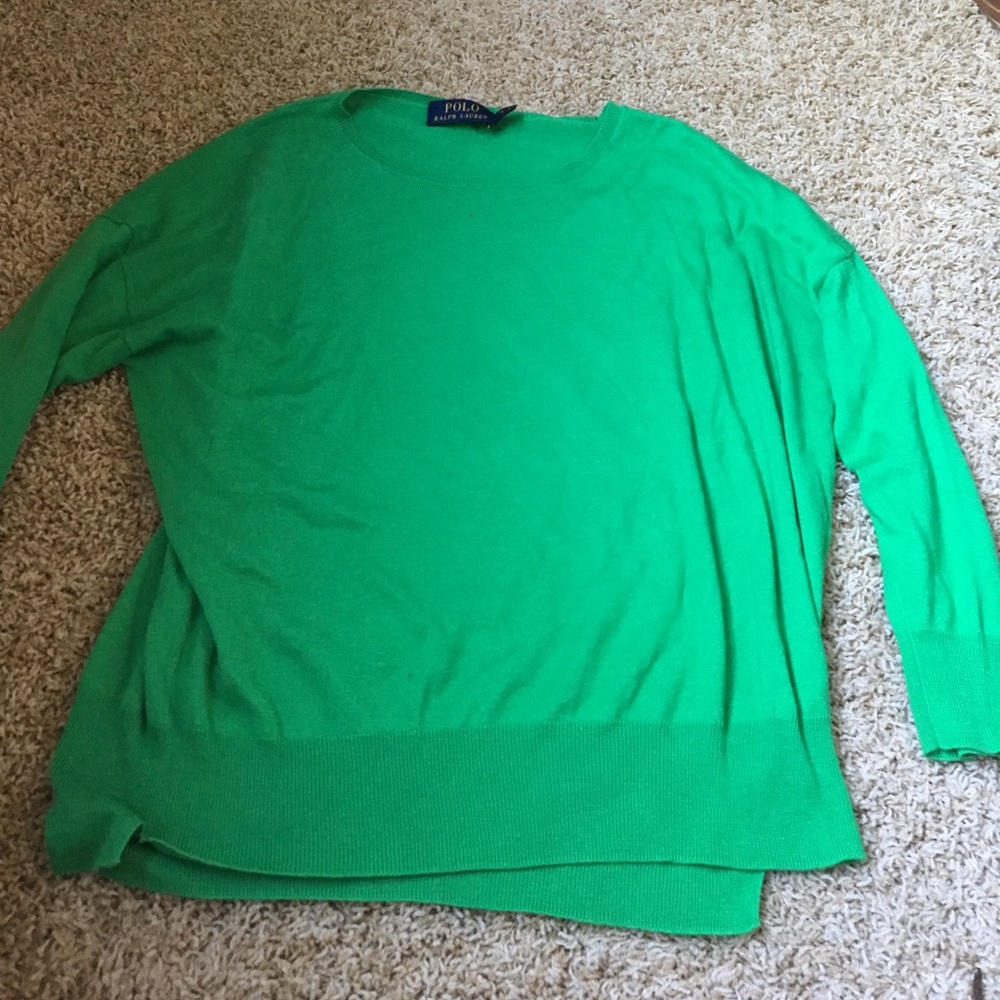 Polo green light sweater