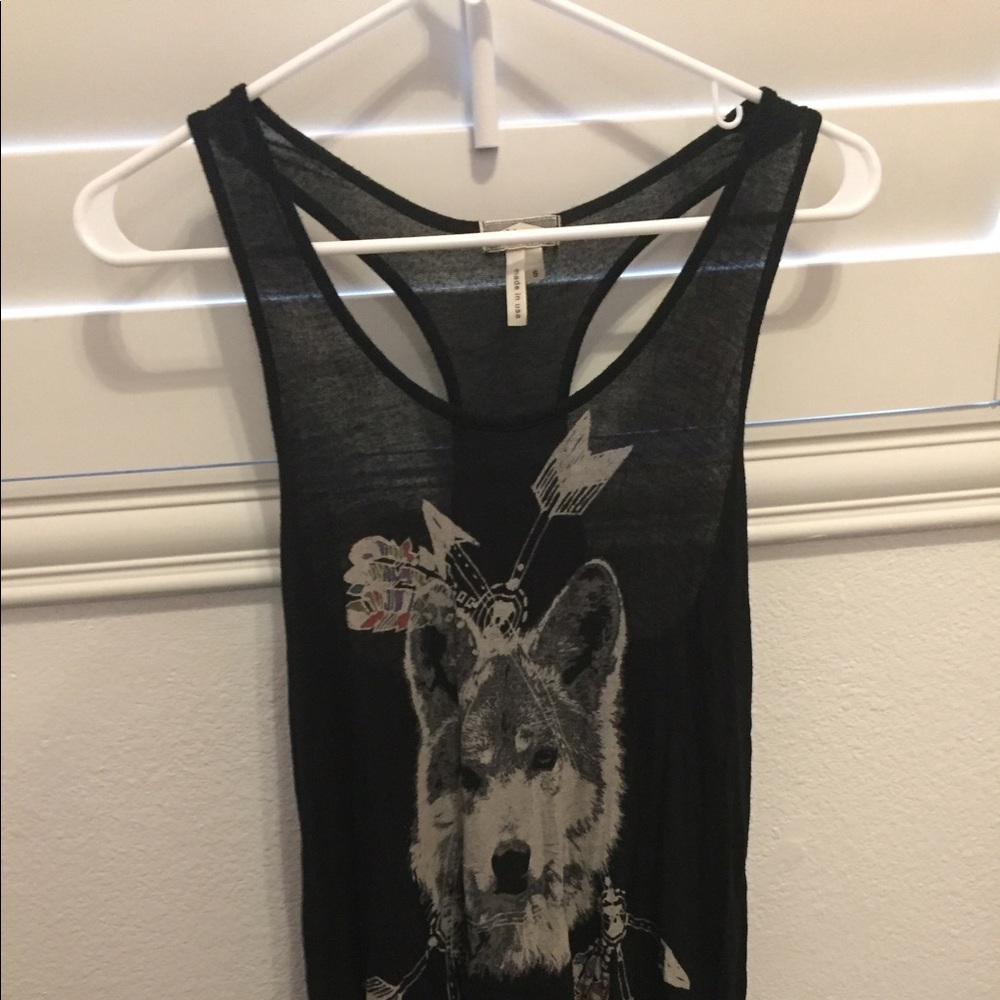 Wolf tank top