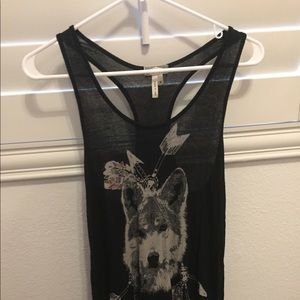 Wolf tank top