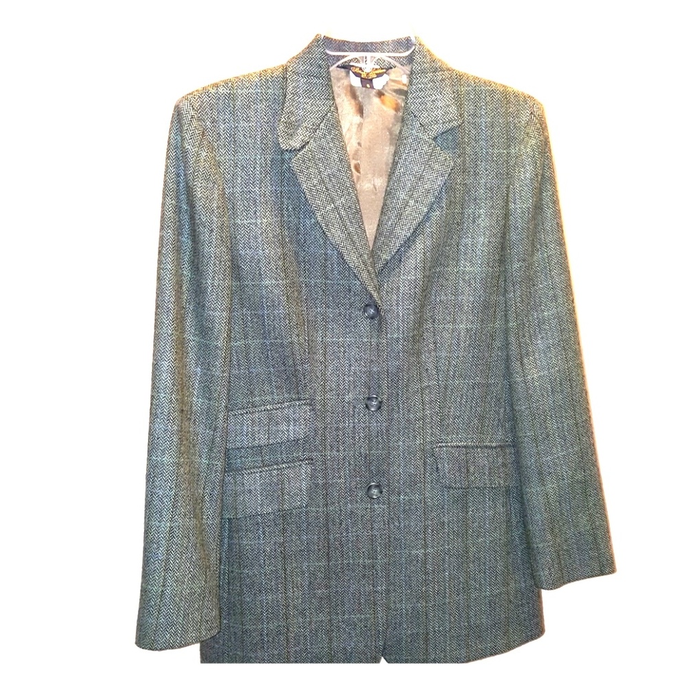 Brooks Brothers 100% Wool Green Blazer