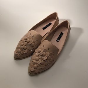 🎈SOLD🎈LOST INK. Jenny Applique Floral Loafers