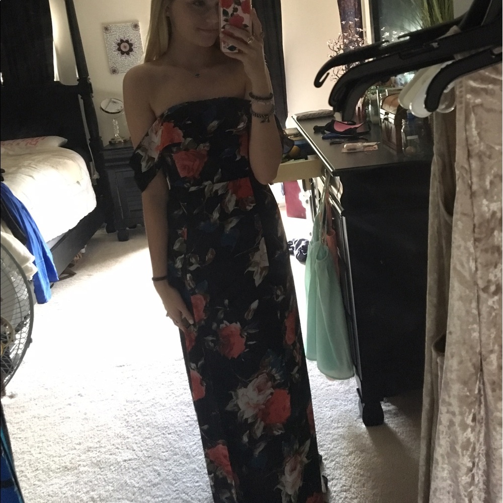 Flower Maxi/Prom Dress
