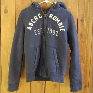 A&F warm fleece jacket
