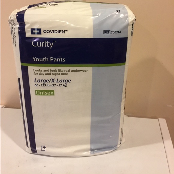 Box Curity youth pull up pants underwear 56 count - Picture 1 of 5