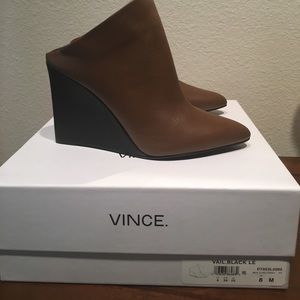 Vince wedge booties!