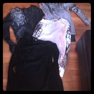 Lot if men's long sleeve shirts