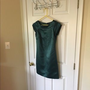 NWOT. Max and Cleo Cocktail Dress in Dark Green.