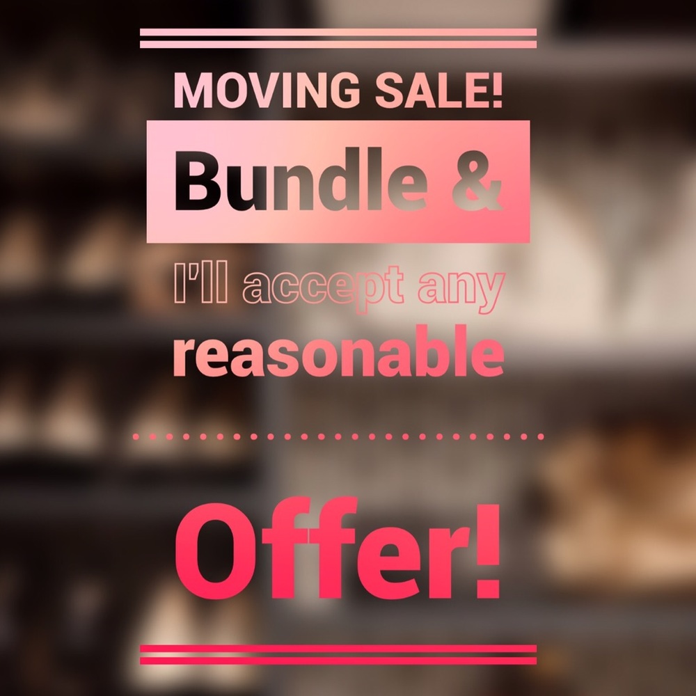 Moving Sale!