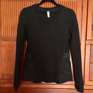 Lululemon Crew Neck Sweatshirt with Ruffle Hem