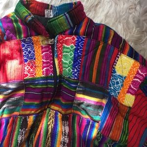 Vintage Blanket Patch Bomber