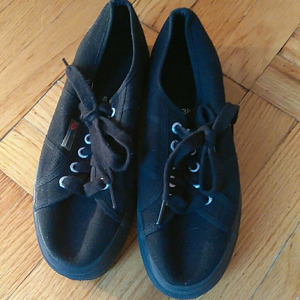 Superga 2790 Canvas Platform Sneakers Size 8