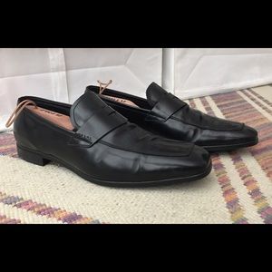 Prada Apron Toe Penny Loafer