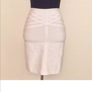 Bebe bandage mini skirt
