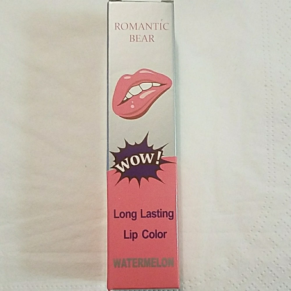Romantic bear peel off lipstick in watermelon