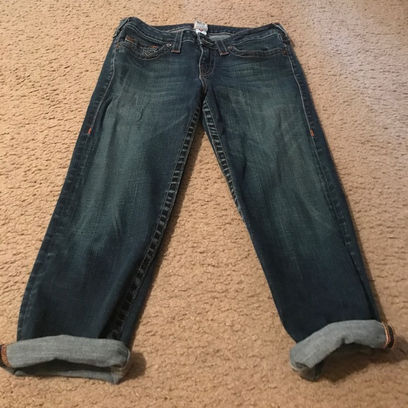 Euc Kate cropped true religion jeans sz 31 - Picture 2 of 4