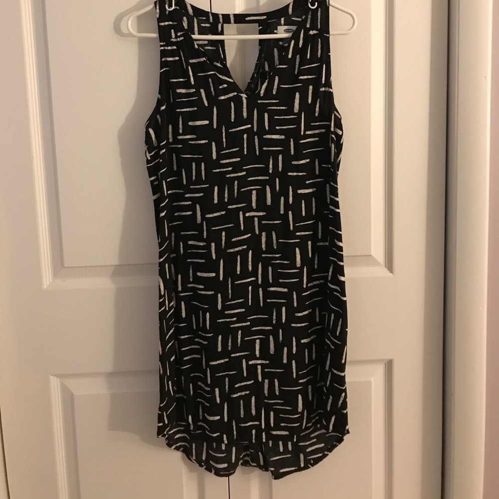 Old Navy Sleeveless Cutout-Back Printed Dress