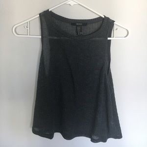 Sheer ribbed tank