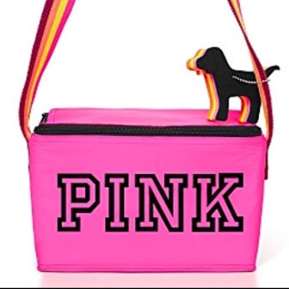 NWT PINK turquoise lunch box