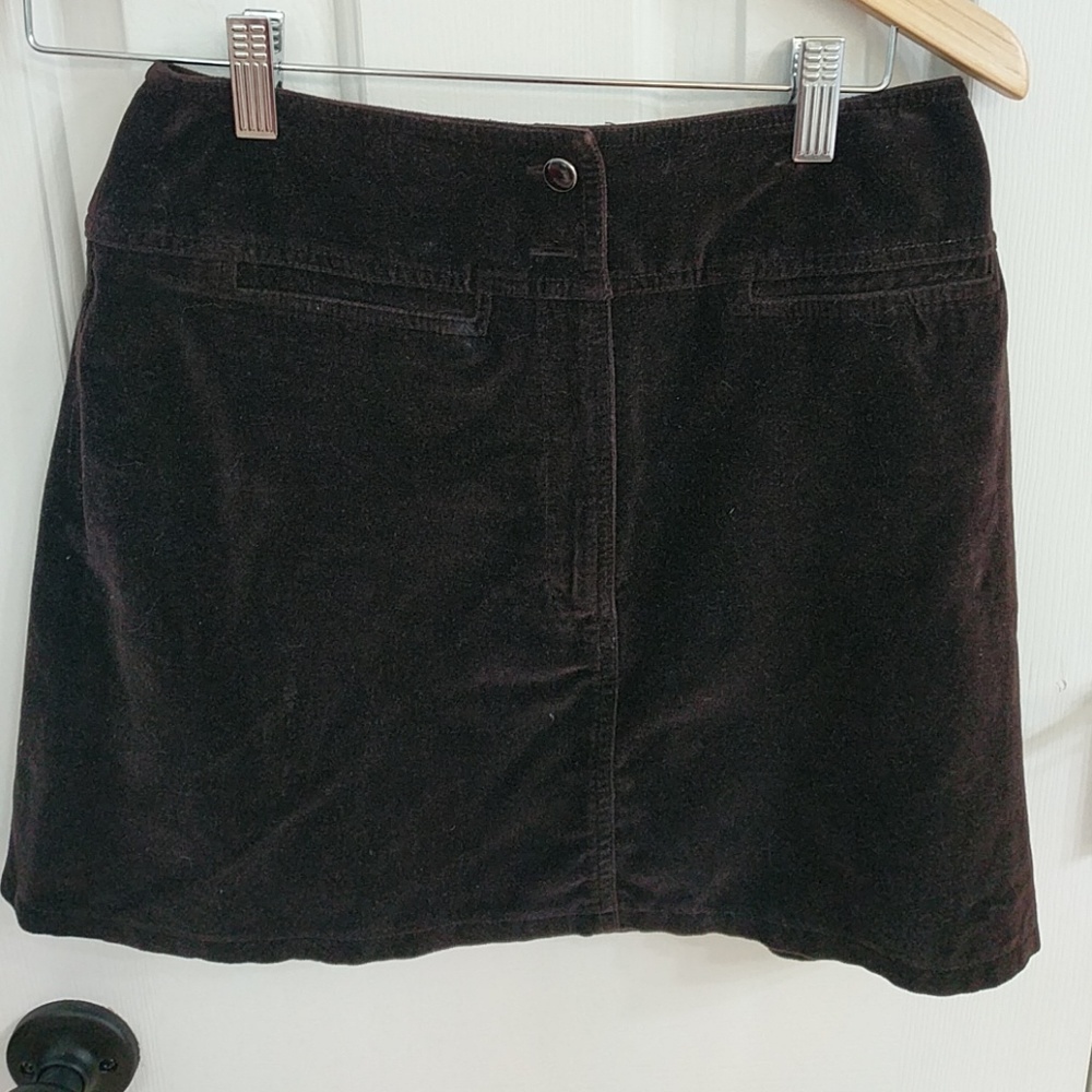 Express brown mini skirt