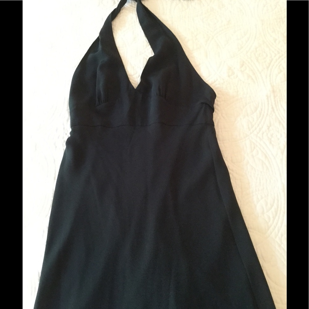 J Crew Navy Silk Bridesmaid Dress