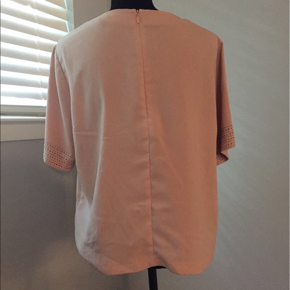 H&M US 12 Peach Blouse - Picture 2 of 2