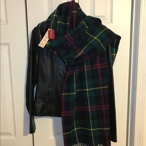 Brand new plaid blanket scarf