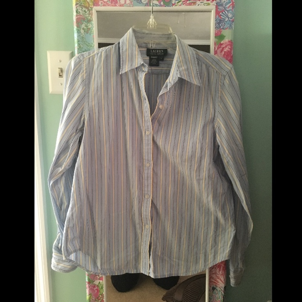 Lauren Ralph Lauren Button Down Polo - Slim Fit