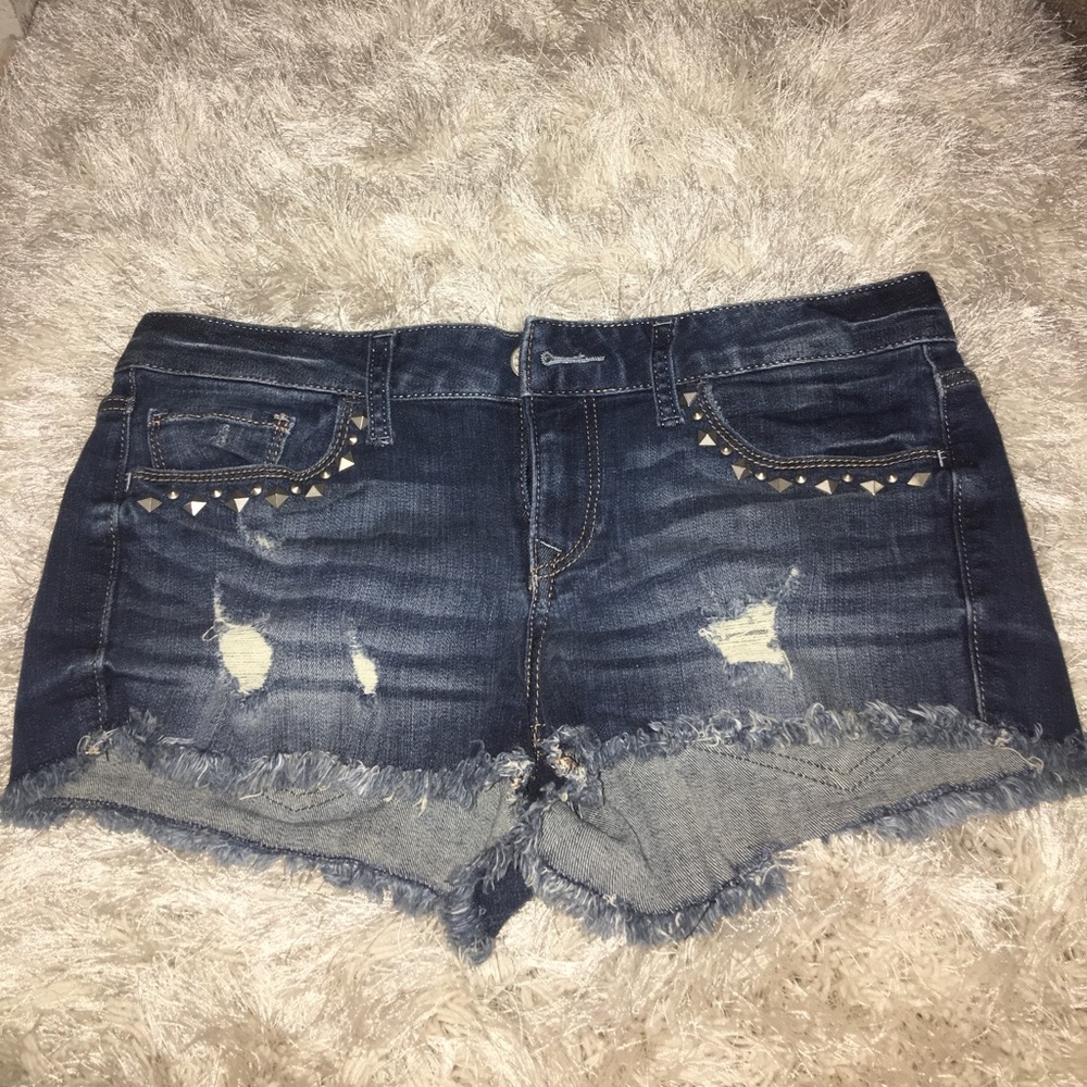 Express distress shorts