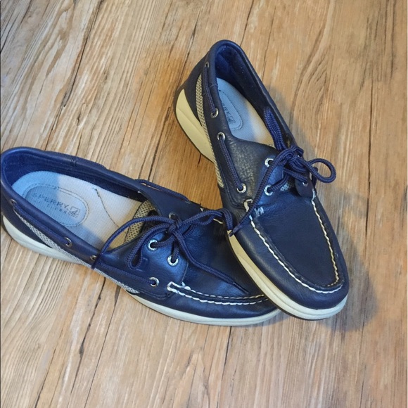 Sperry Shoes - Navy Sperry Top Sider Boat Shoes