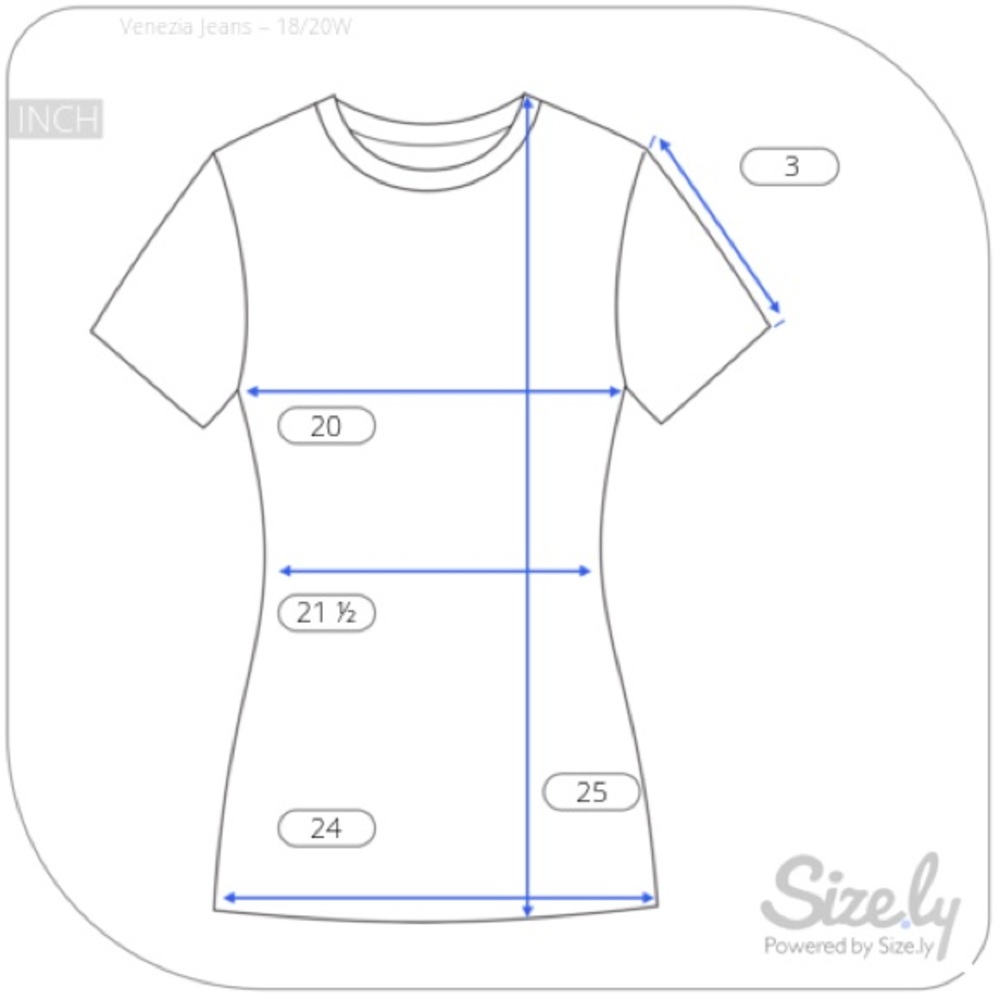 Venezia Jeans Layered Ruffle Top - Picture 5 of 5