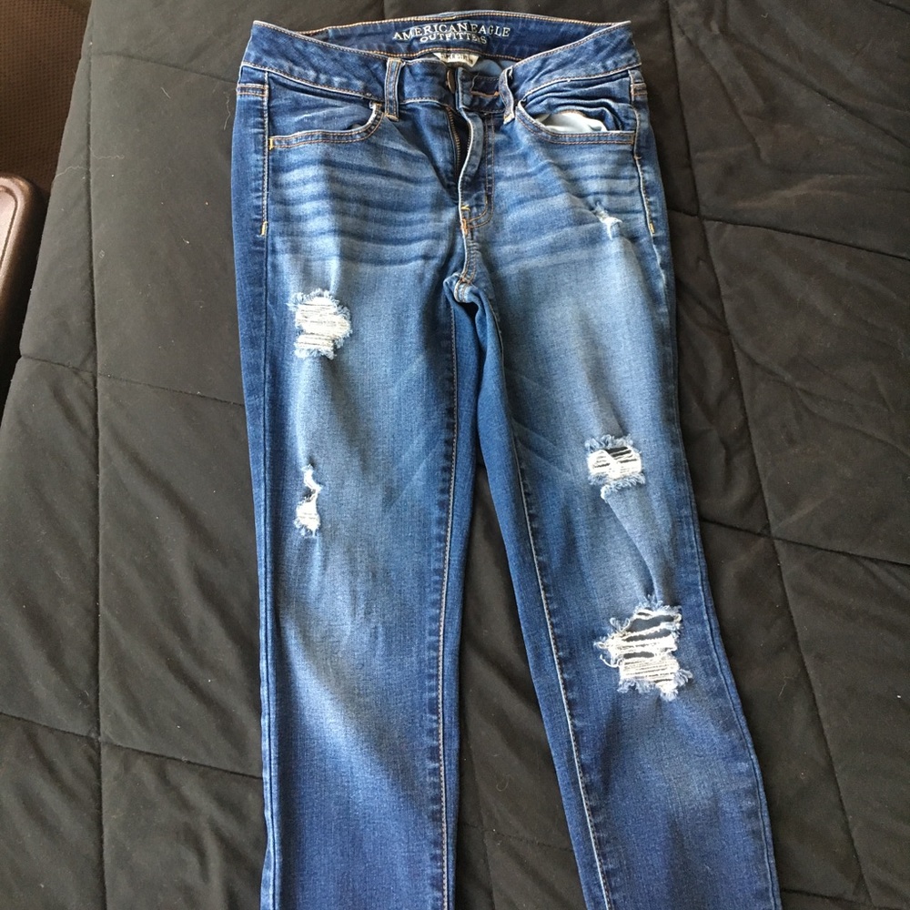 Ripped Super Stretch Jeggings