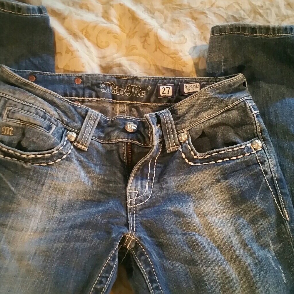 Miss me size 27 skinny jeans