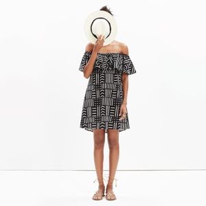 Madewell arrow grid dress. Size S!