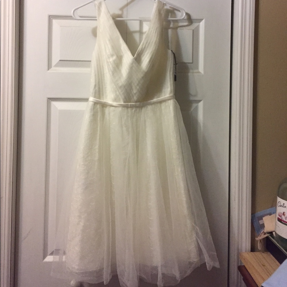 White by Vera Wang dress