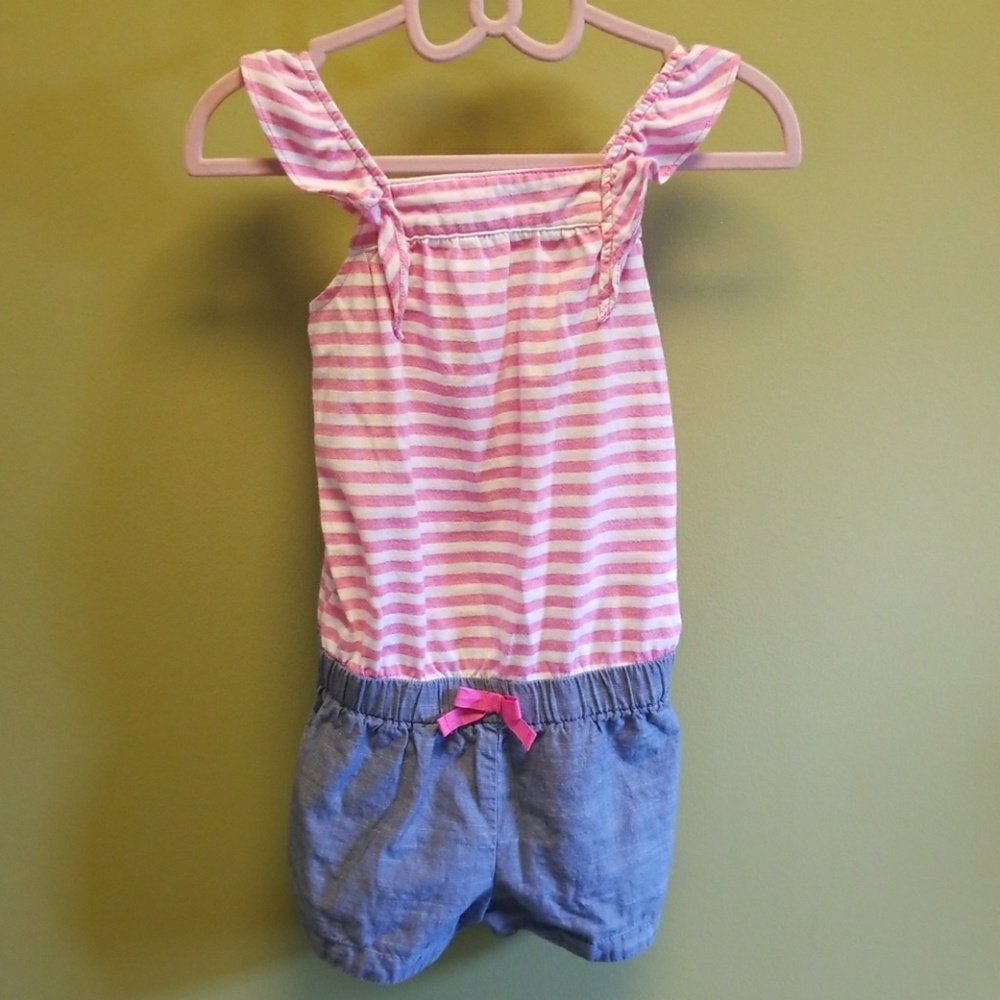 Pair of girl rompers