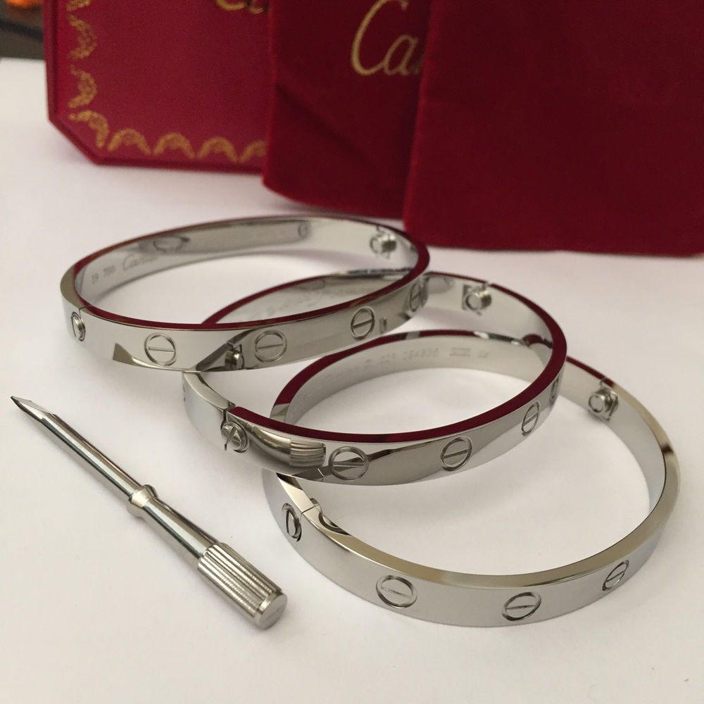 Silver Screw Bracelet w/ Screwdriver