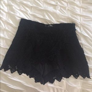 Free People lace shorts