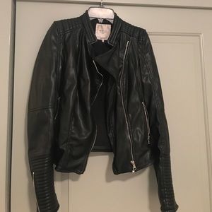 Zara faux leather jacket
