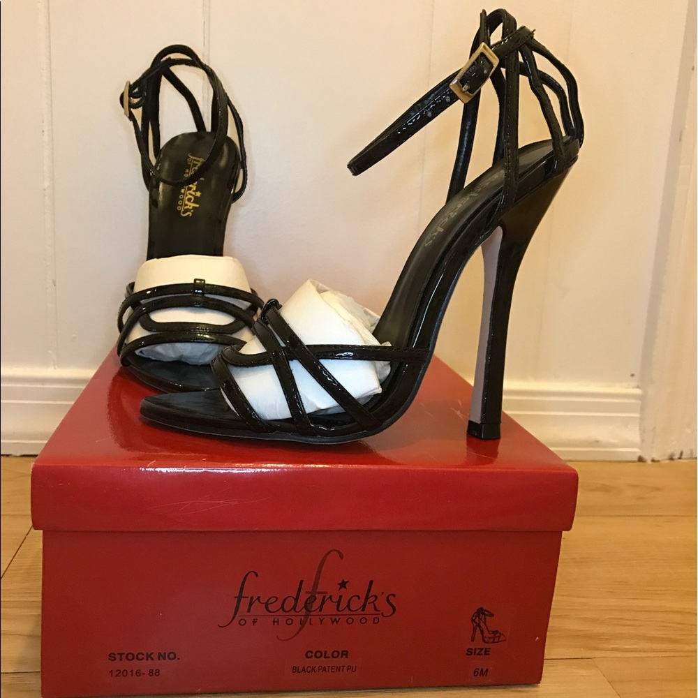 Brand new never worn patent leather stilettos