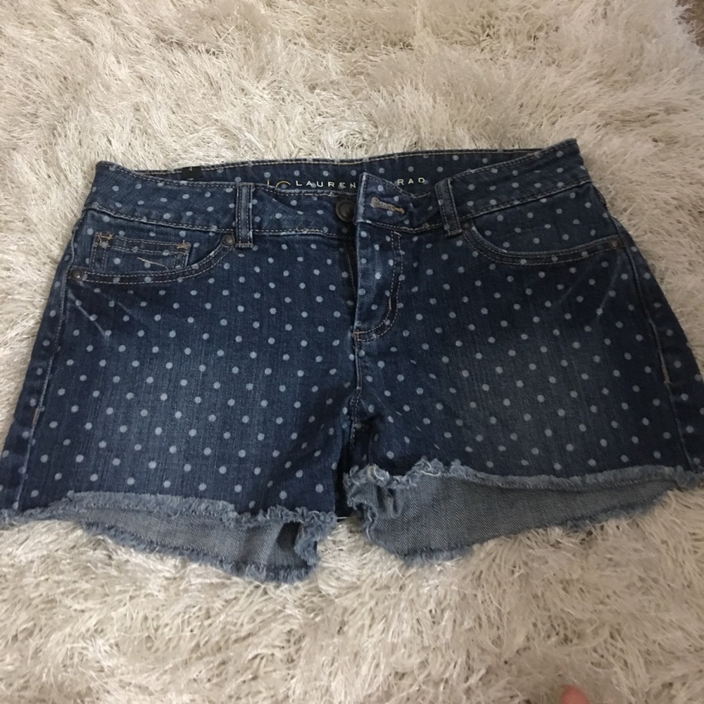 Lauren Conrad polka dot shorts